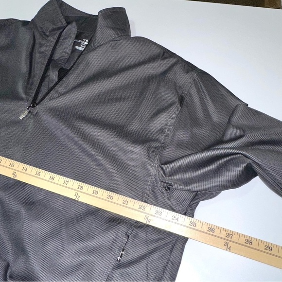 GRAND SLAM Men's M Golf Pullover Windbreaker Jacket Houndstooth Lined 1/4 Zip - Picture 7 of 10